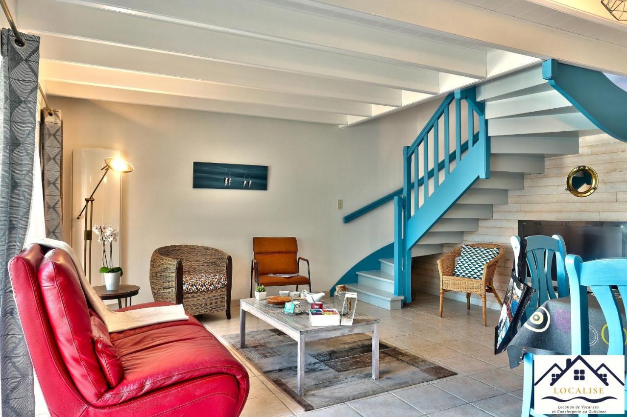 Localise - M3A La Maison Du Pecheur Au Guilvinec - Chambres Vue Mer - A 20M De La Mer Situee A La Pointe De Men Meur - Tout A Pied, Plage, Port, Centre, Commerces, Marche - Wifi Inclus - Linge De Lit Inclus - Jardin Clos - En Option , Menage Et Servi Buitenkant foto