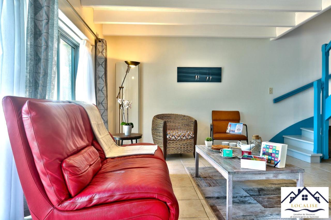 Localise - M3A La Maison Du Pecheur Au Guilvinec - Chambres Vue Mer - A 20M De La Mer Situee A La Pointe De Men Meur - Tout A Pied, Plage, Port, Centre, Commerces, Marche - Wifi Inclus - Linge De Lit Inclus - Jardin Clos - En Option , Menage Et Servi Buitenkant foto