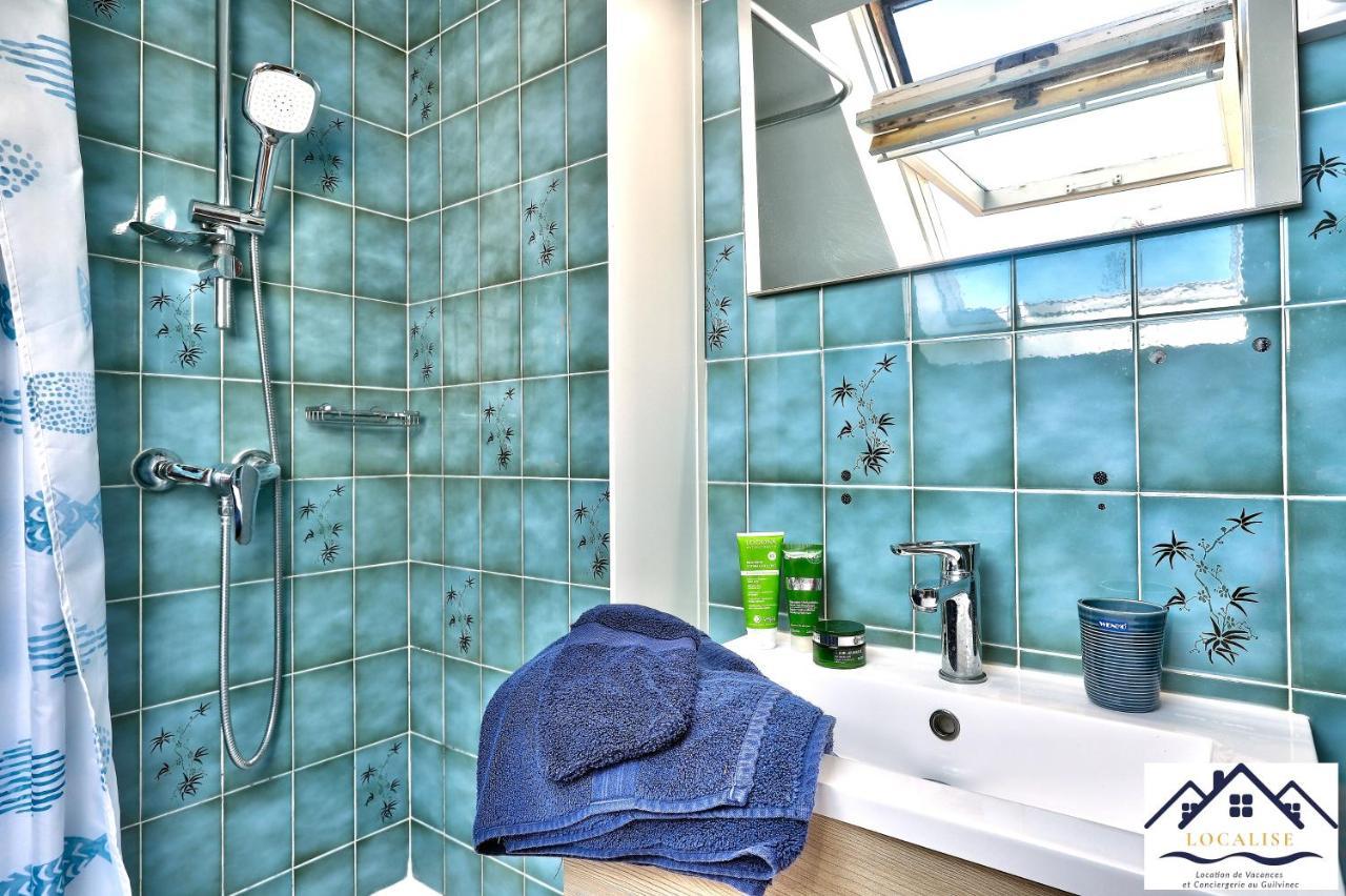 Localise - M3A La Maison Du Pecheur Au Guilvinec - Chambres Vue Mer - A 20M De La Mer Situee A La Pointe De Men Meur - Tout A Pied, Plage, Port, Centre, Commerces, Marche - Wifi Inclus - Linge De Lit Inclus - Jardin Clos - En Option , Menage Et Servi Buitenkant foto