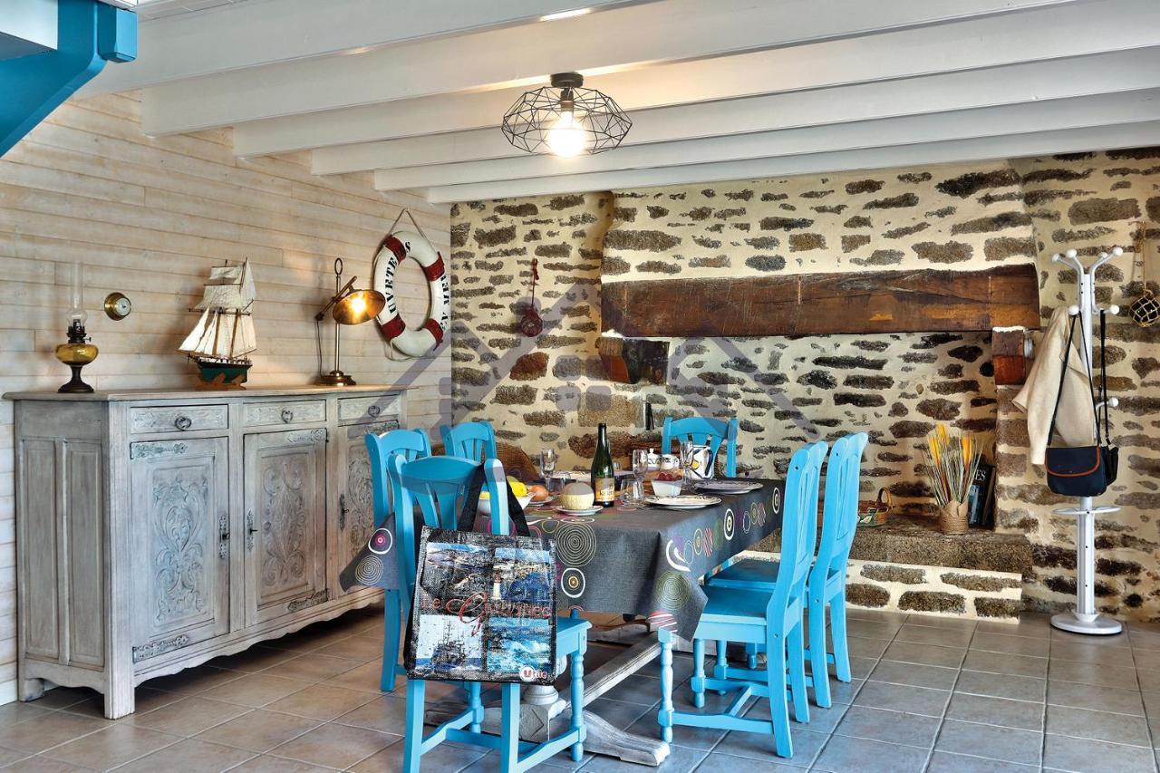 Localise - M3A La Maison Du Pecheur Au Guilvinec - Chambres Vue Mer - A 20M De La Mer Situee A La Pointe De Men Meur - Tout A Pied, Plage, Port, Centre, Commerces, Marche - Wifi Inclus - Linge De Lit Inclus - Jardin Clos - En Option , Menage Et Servi Buitenkant foto