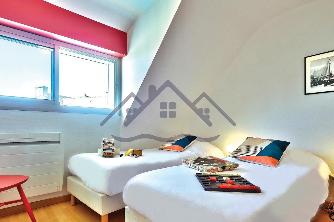 Localise - M3A La Maison Du Pecheur Au Guilvinec - Chambres Vue Mer - A 20M De La Mer Situee A La Pointe De Men Meur - Tout A Pied, Plage, Port, Centre, Commerces, Marche - Wifi Inclus - Linge De Lit Inclus - Jardin Clos - En Option , Menage Et Servi Buitenkant foto