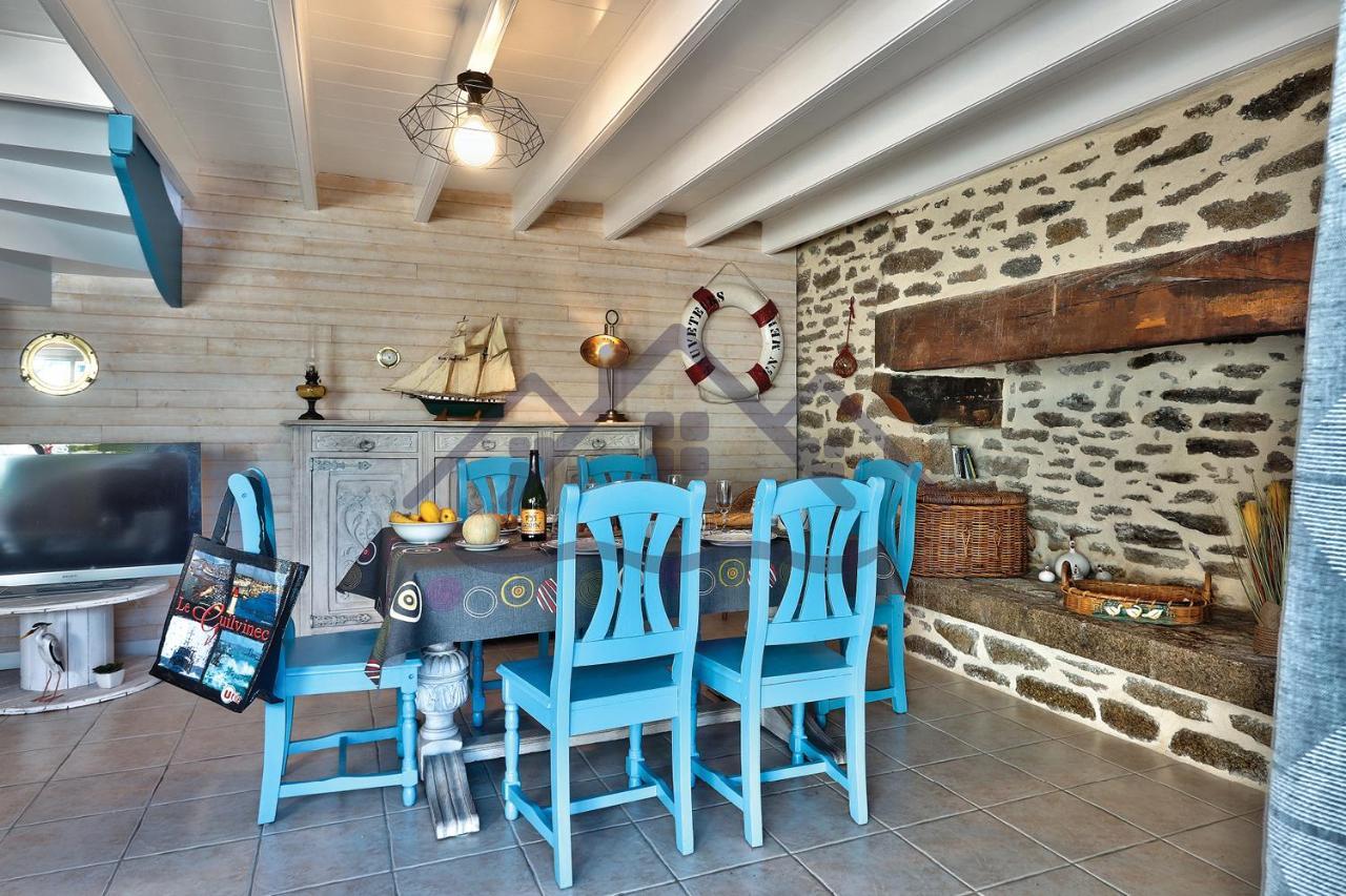 Localise - M3A La Maison Du Pecheur Au Guilvinec - Chambres Vue Mer - A 20M De La Mer Situee A La Pointe De Men Meur - Tout A Pied, Plage, Port, Centre, Commerces, Marche - Wifi Inclus - Linge De Lit Inclus - Jardin Clos - En Option , Menage Et Servi Buitenkant foto