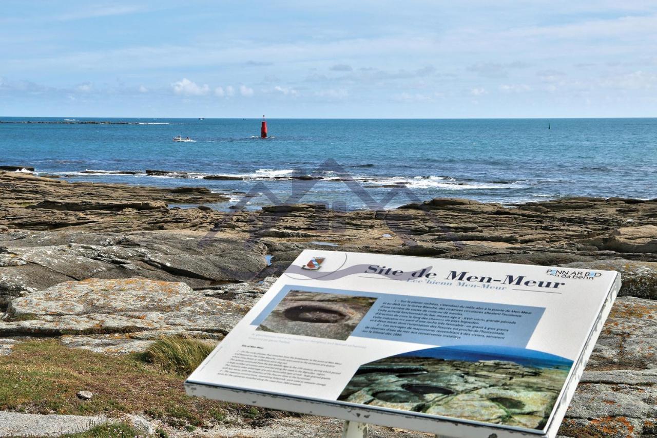 Localise - M3A La Maison Du Pecheur Au Guilvinec - Chambres Vue Mer - A 20M De La Mer Situee A La Pointe De Men Meur - Tout A Pied, Plage, Port, Centre, Commerces, Marche - Wifi Inclus - Linge De Lit Inclus - Jardin Clos - En Option , Menage Et Servi Buitenkant foto